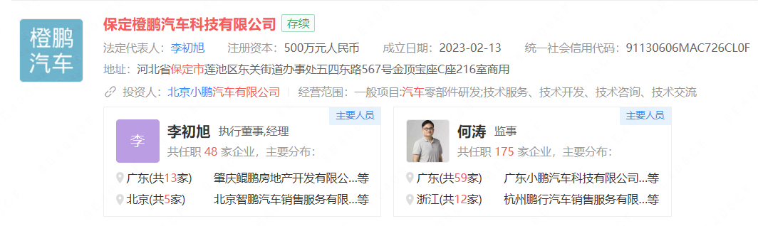 小鹏新科技公司落户保定，开始逐步开始“长城化”？