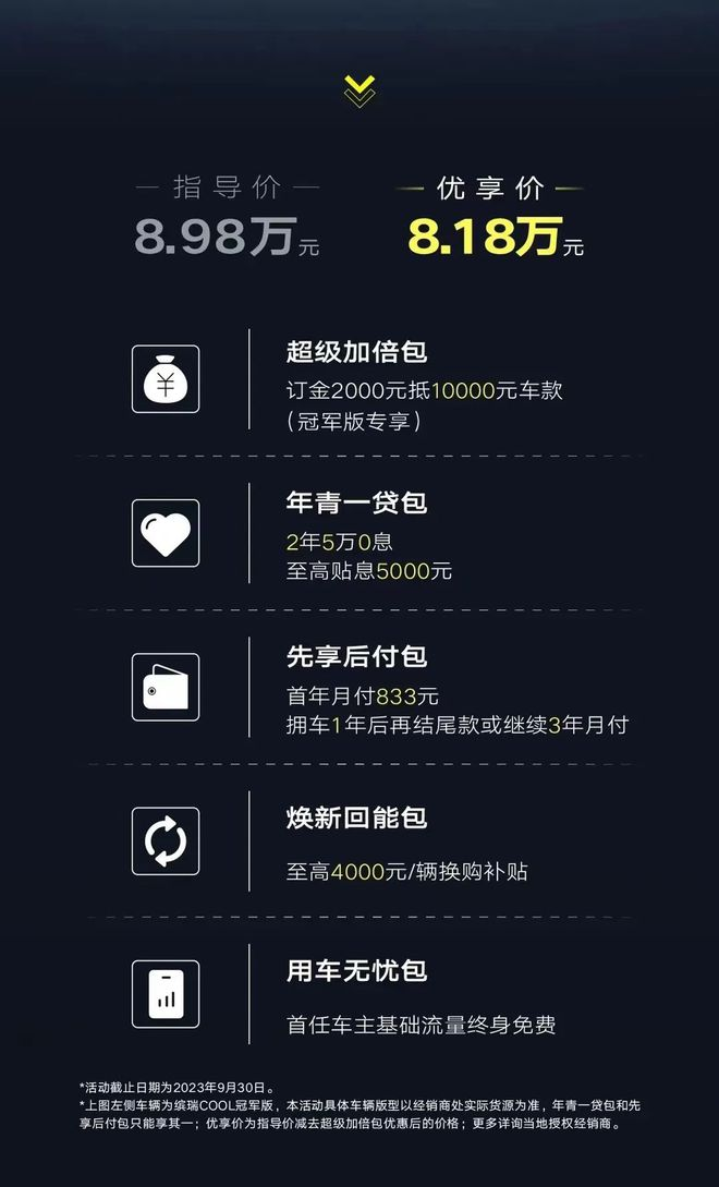 A级新卷王？8.98万吉利缤瑞COOL冠军版来了